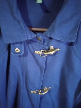 Women’s Blue Snap &  Toggle Coat Lauren Jeans Co. Ralph Lauren 2X